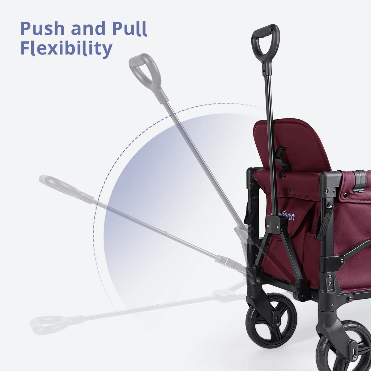 Momfann 2-Seater All-Terrain Stroller Wagon for Kids